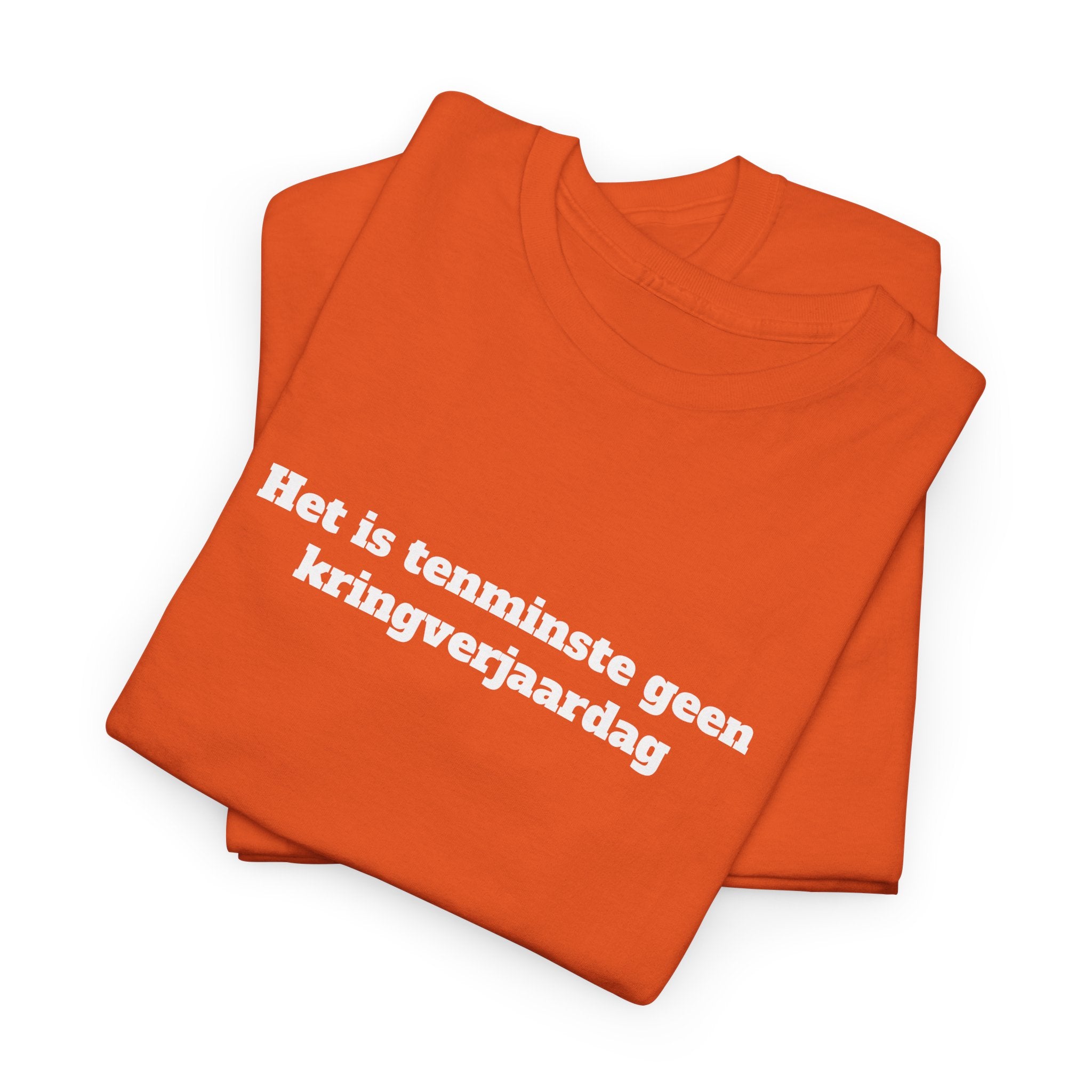 Kringverjaardag T-Shirt | oranje