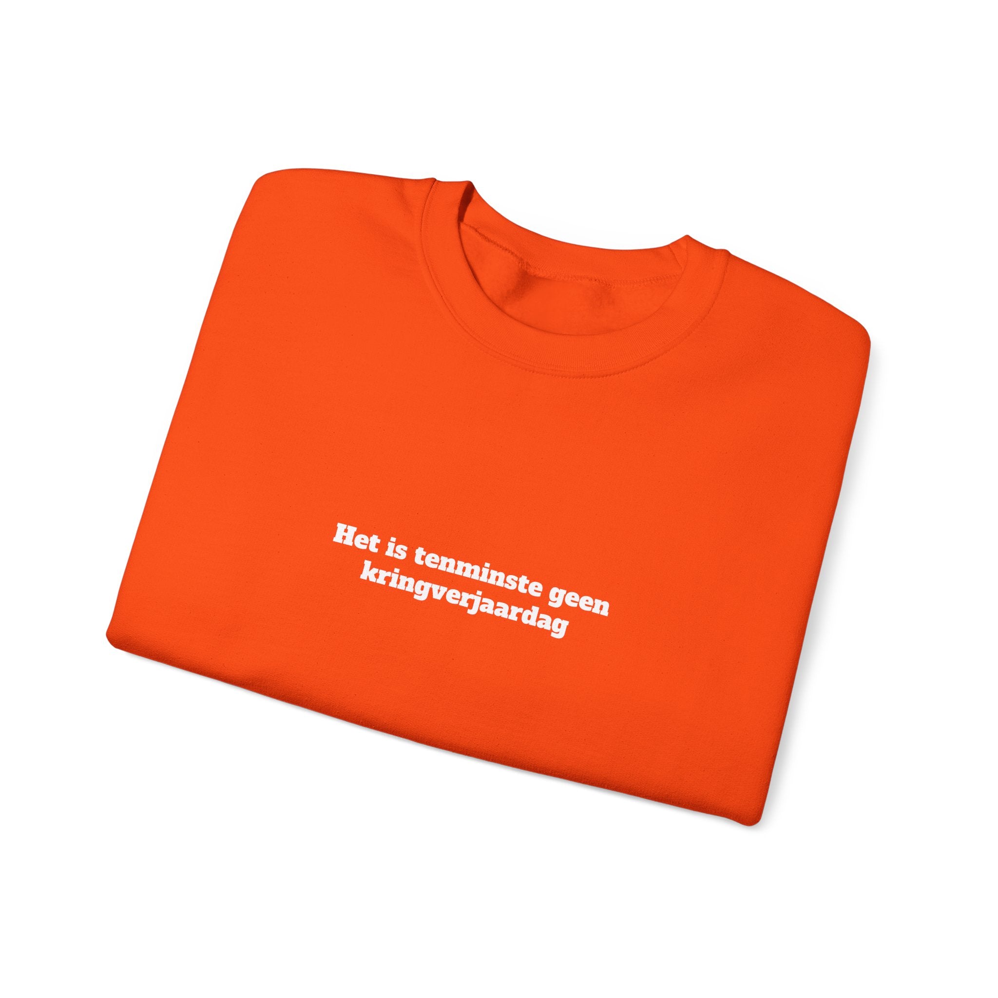 Kringverjaardag Sweater | oranje