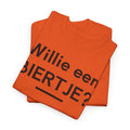 "Willie een BIERTJE?" T-shirt | oranje