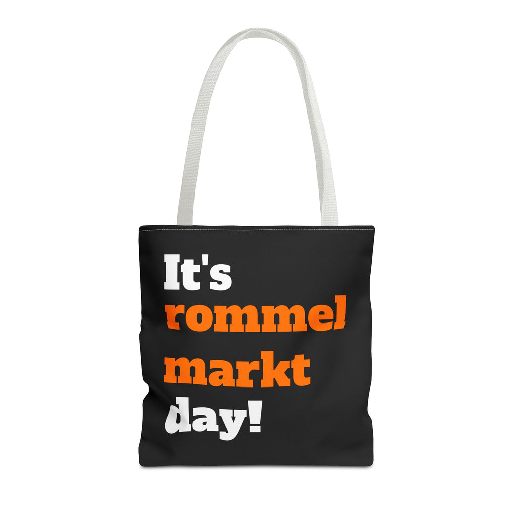 Tas "It's rommelmarkt day" | zwart