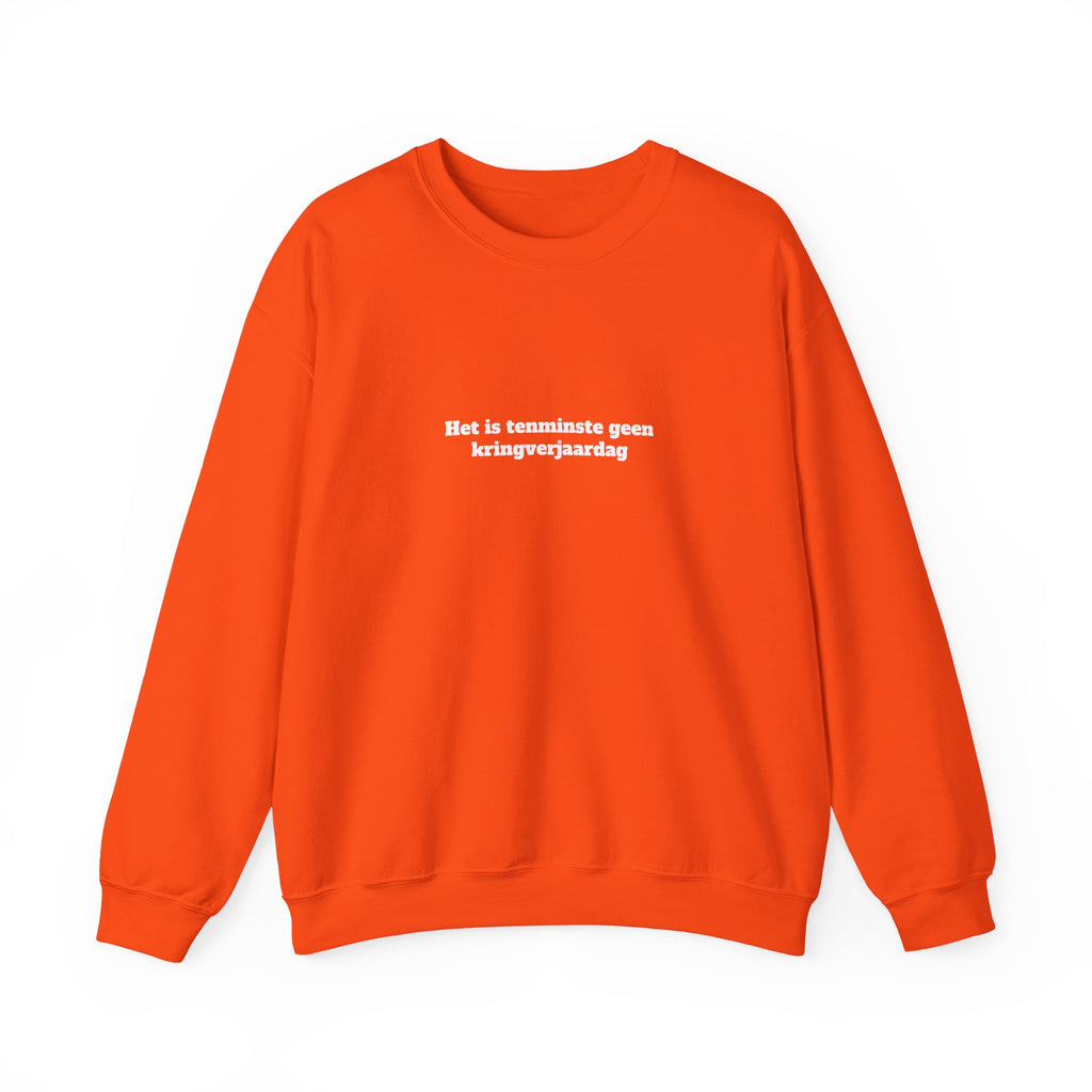 Kringverjaardag Sweater | oranje